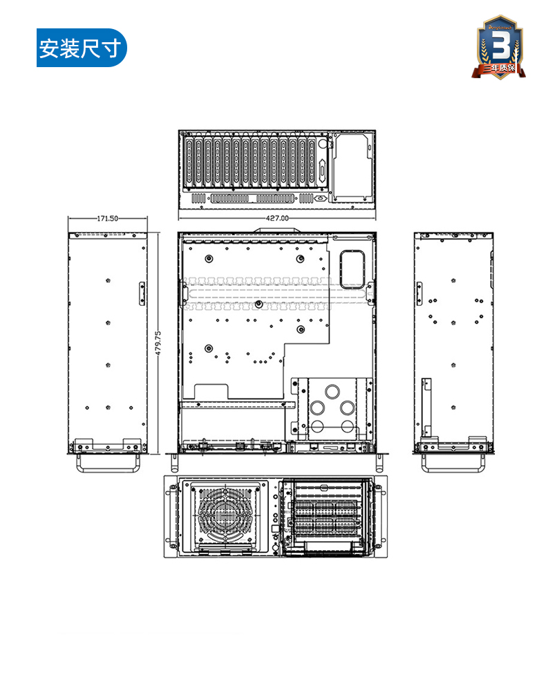 擴展性超強工控機,7pci槽工業電腦,DT-610L-JH420MA.jpg