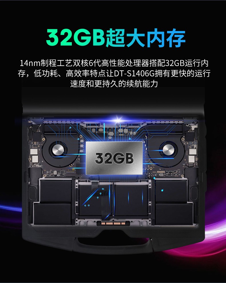 酷睿6代14英寸半加固三防筆記本,工業級計算機電腦,DT-S1406G.jpg