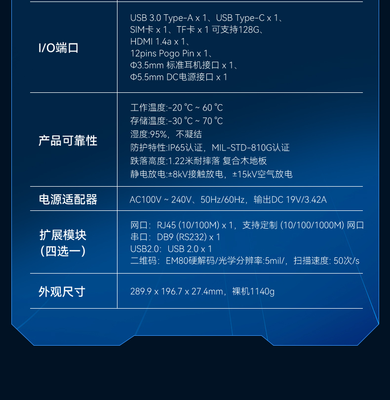 10.1/12英寸三防平板電腦,IP65防護工業車載平板,DTZ-I1012E.jpg