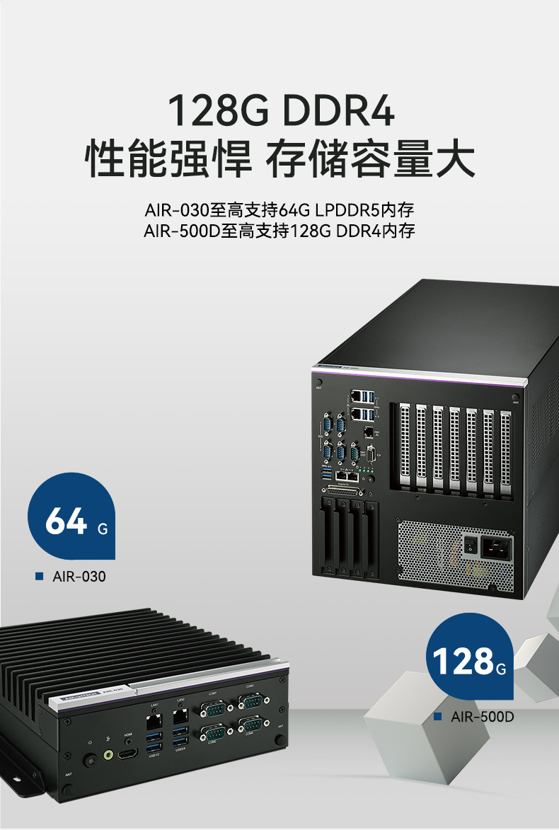 研華AI邊緣服務器,4個千兆網口工控機,支持485串口,AIR-500D.jpg