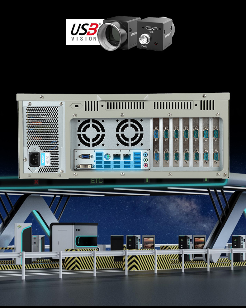 東田4U上架式工控機,雙千兆網口14個COM口工控電腦,DT-610L-684G2.jpg