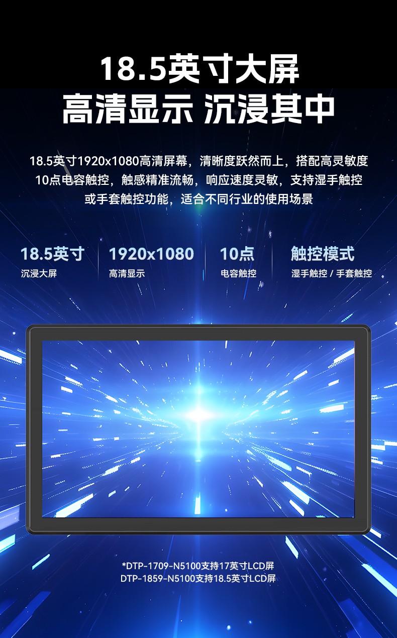 18.5寸工業一體機,工業平板電腦廠家,DTP-1859-N5100.jpg